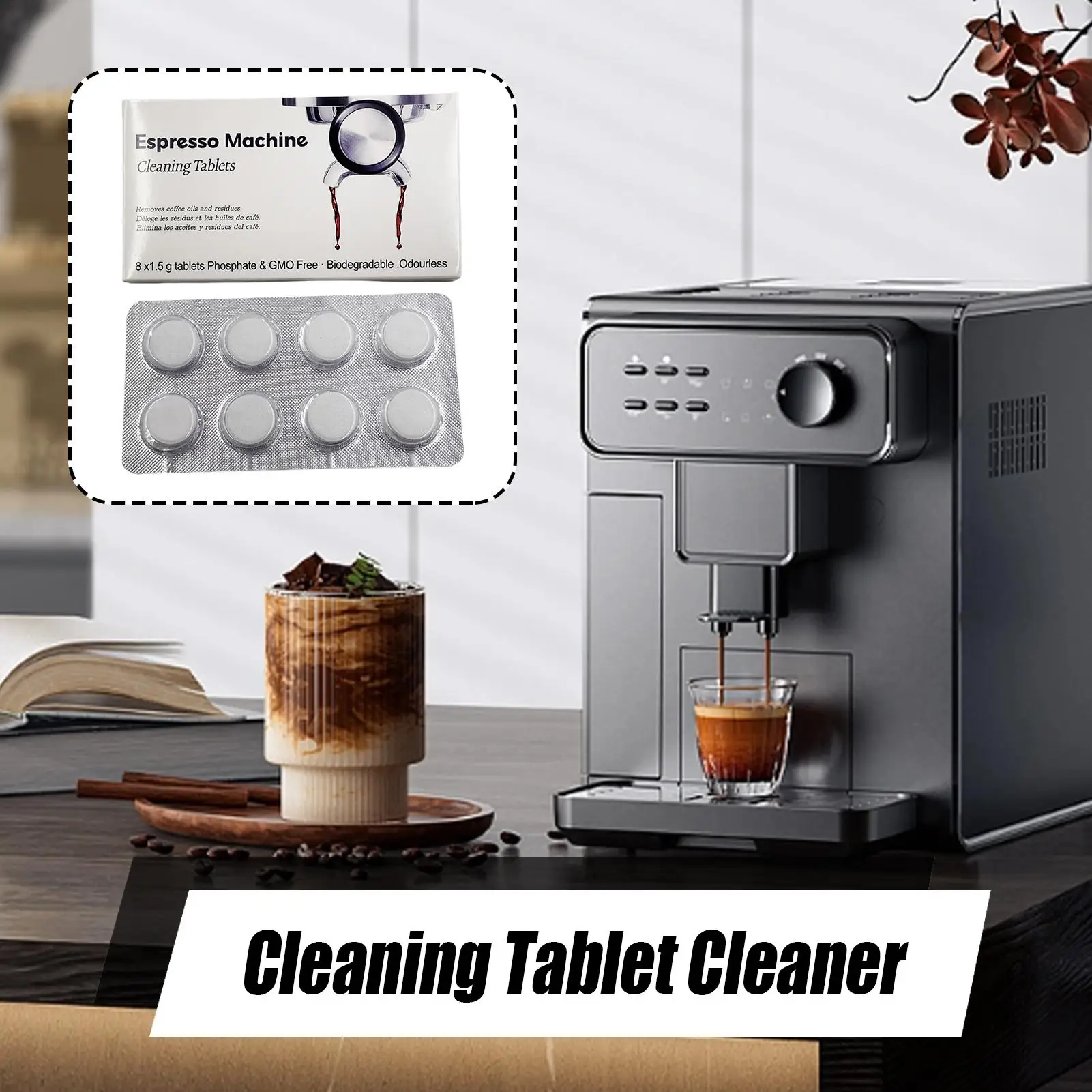 Backflush Tablet Cleaner - Reinigingstabletten voor espressomachines Ontkalken-Backflush Oil Remover