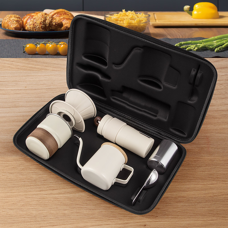 Coffee Equipment Gift Set - Handgezet koffiezetapparaat, draagbare koffiemachine, koffieapparatuur voor