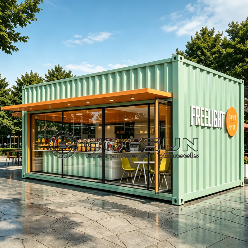 Coffee Equipment Stores - COGSUN Moderne Container Commerciële Winkel Buiten