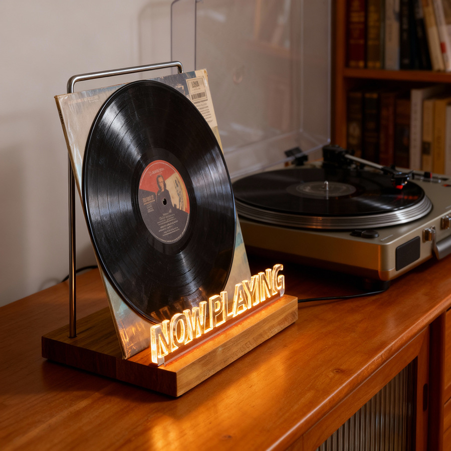 Coffee Equipment Rack - Vinylplatenhouder, Koffieshop Decoratie Esthetische CD-plank Displayrek,