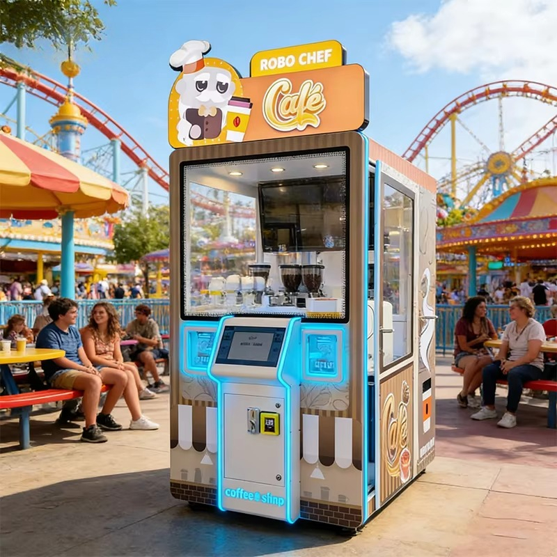 Coffee Equipment Stores - Slimme koffie-automaat met contactloos betaalsysteem, compacte