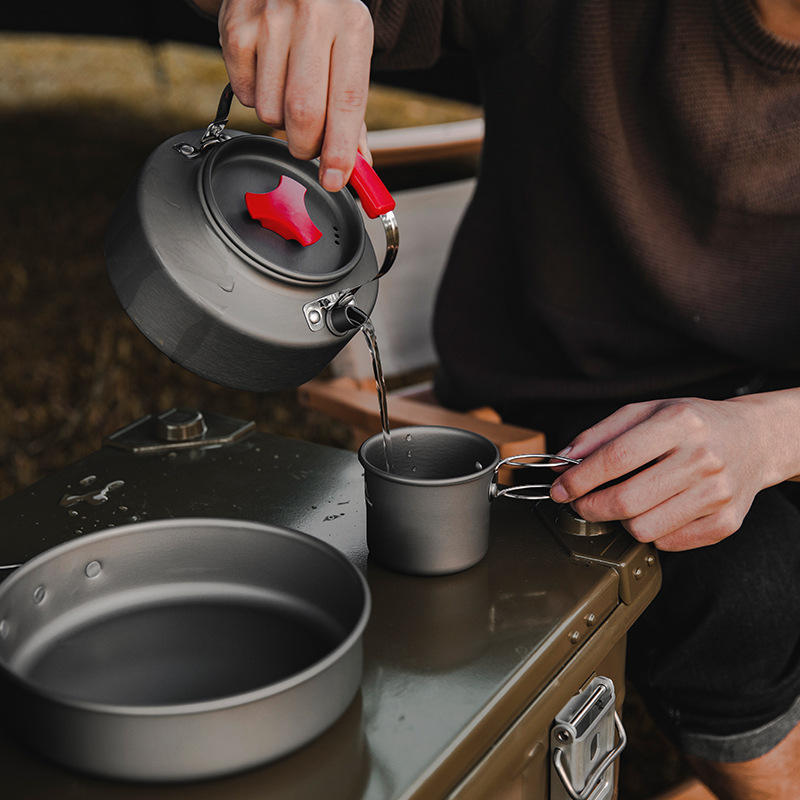 Coffee Equipment And Supplies - Campingmok Buiten Koffie Thee Aluminium beker