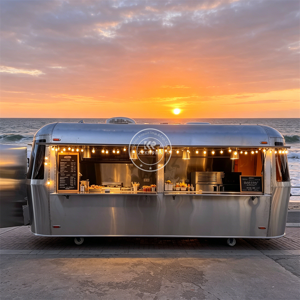 Coffee Equipment Usa - Op maat gemaakte mobiele hotdog-kraam, ijskar,