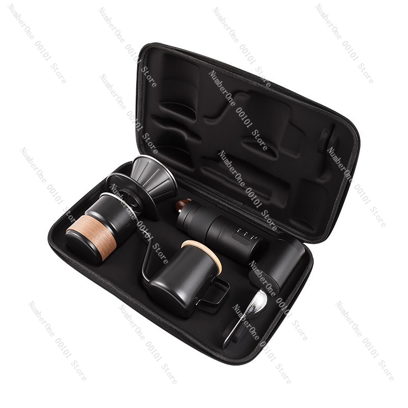 Coffee Equipment Gift Set - Draagbare Handmatige Koffiezetapparaat Set voor Buiten