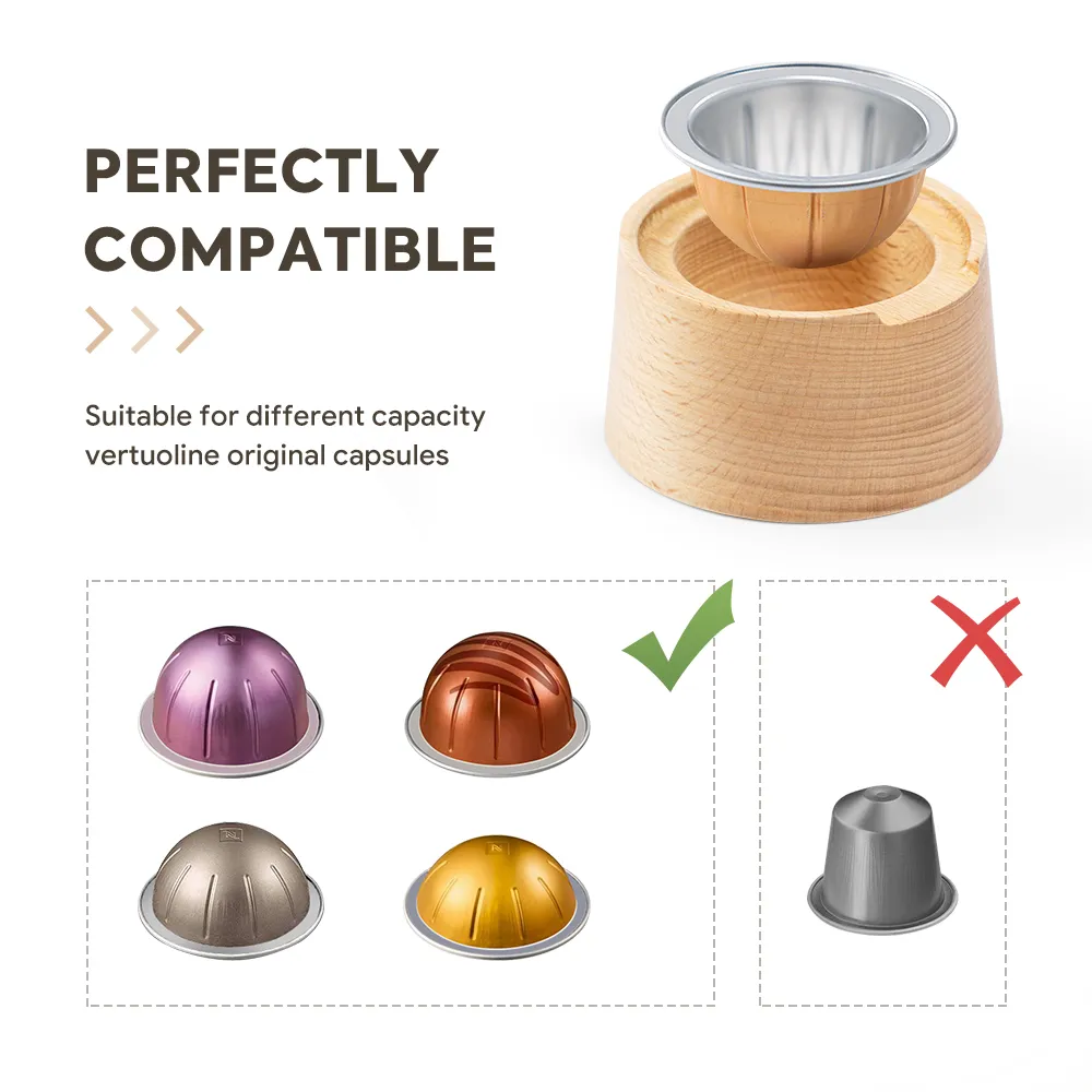 Coffee Equipment Rack - Herbruikbare Siliconen Hoes Aluminiumfolie Afdichting Dekselset