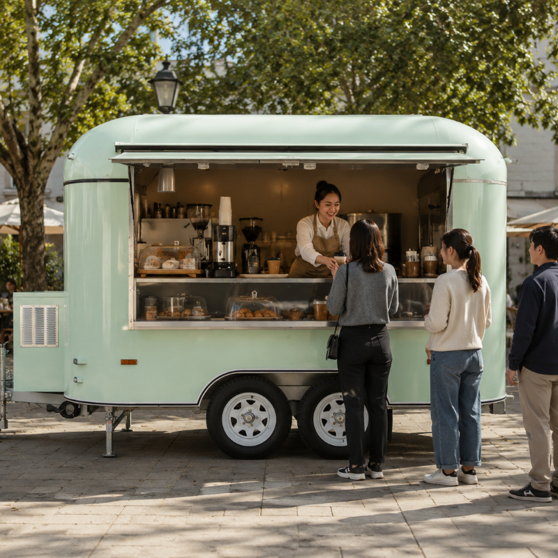 Coffee Equipment Usa - Op maat gemaakte foodtruck, mobiel met