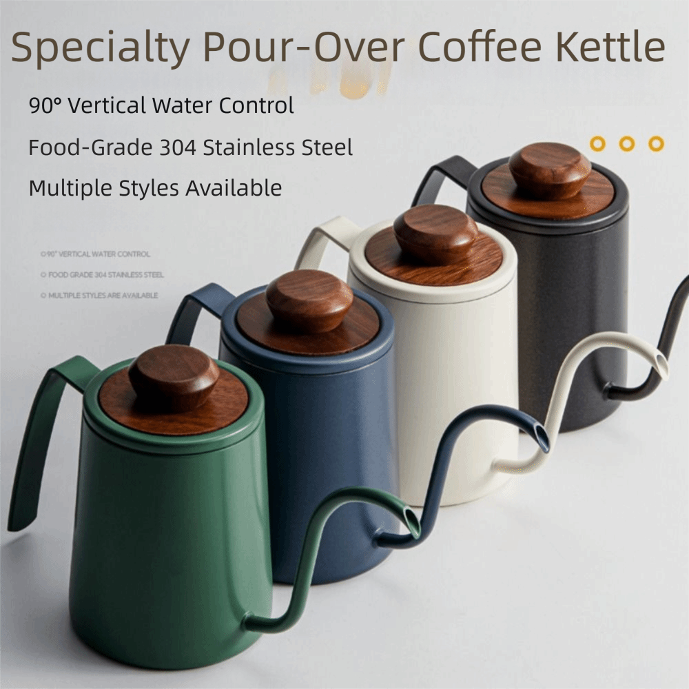 Coffee Extraction Equipment - 304 roestvrij staal zwanenhals koffiepot druppeluitloop
