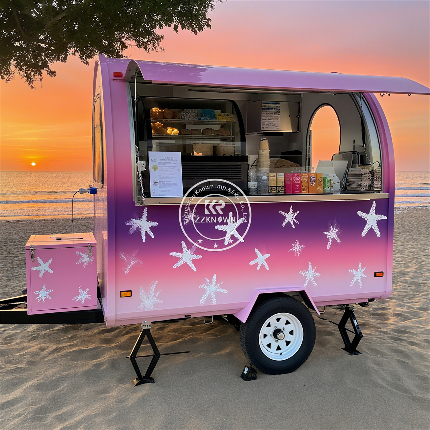 Coffee Equipment In China - China Food Trailers Volledig uitgeruste kleine