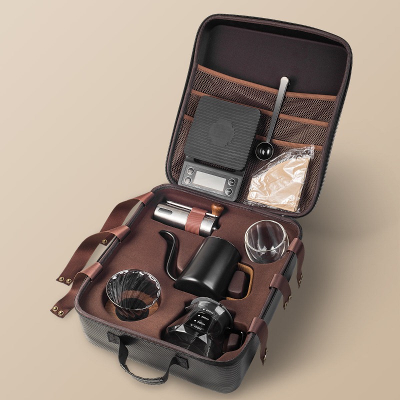 Coffee Equipment Gift Set - Handgezet koffieset, outdoor camping koffie-uitrusting, complete
