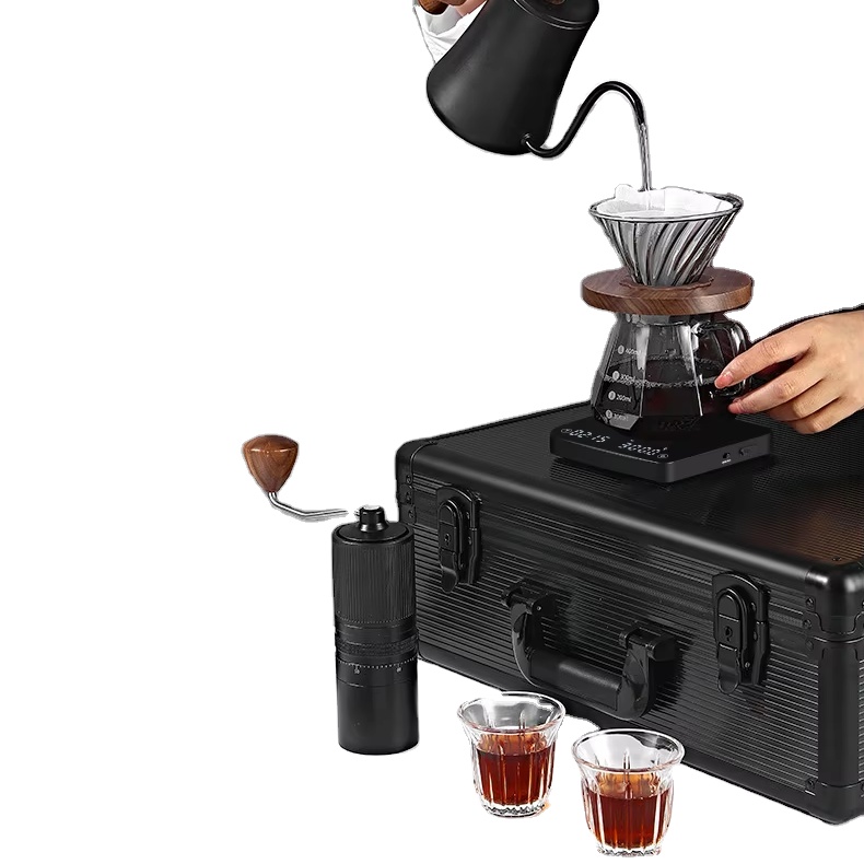 Coffee Equipment Gift Set - IStapromo Gifts Deluxe Giet-over Koffie Geschenkdoos