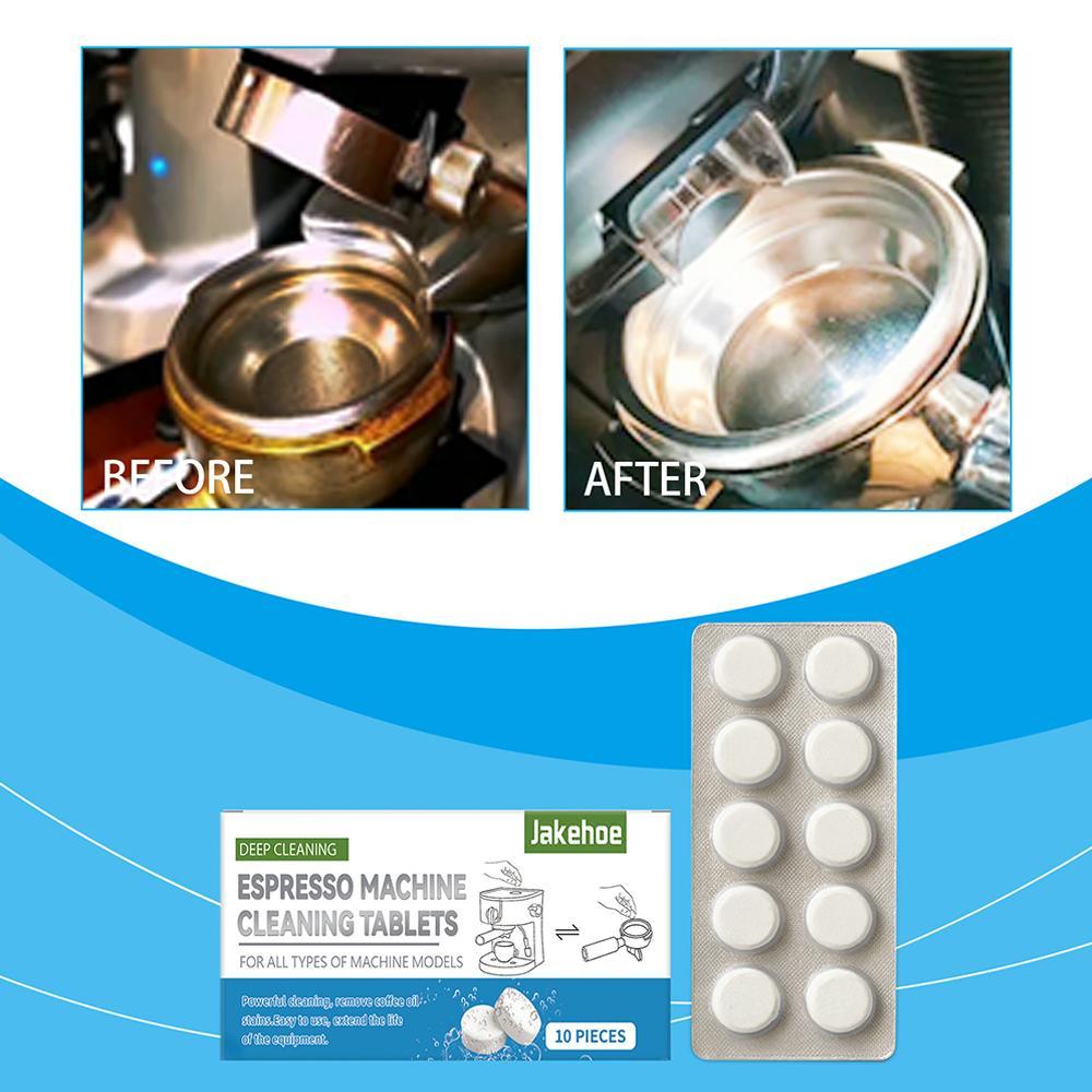 Backflush Tablet Cleaner - Reinigingstabletten voor espressomachines Ontkalken-Backflush Olieverwijderaar Oplossing