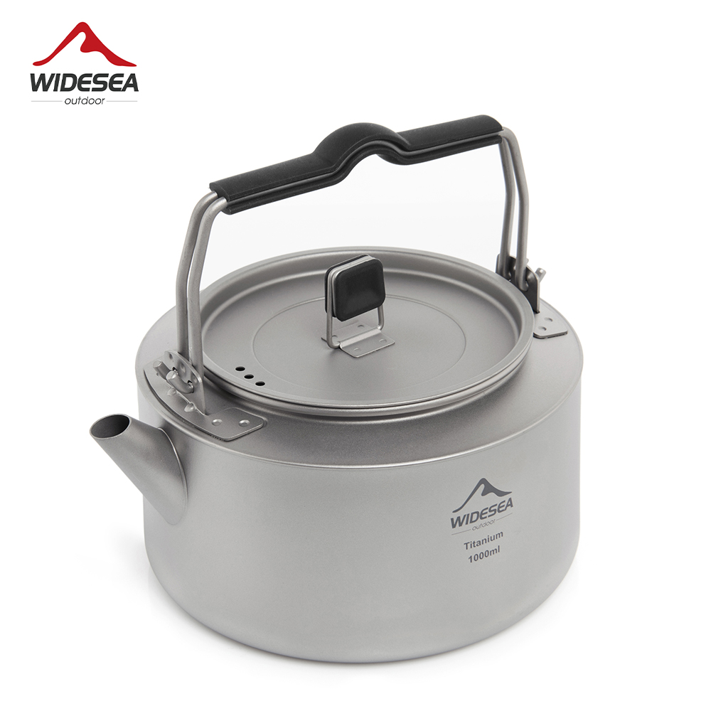 Coffee Equipment And Supplies - Widesea Camping Titanium Waterkoker Outdoor Koffie