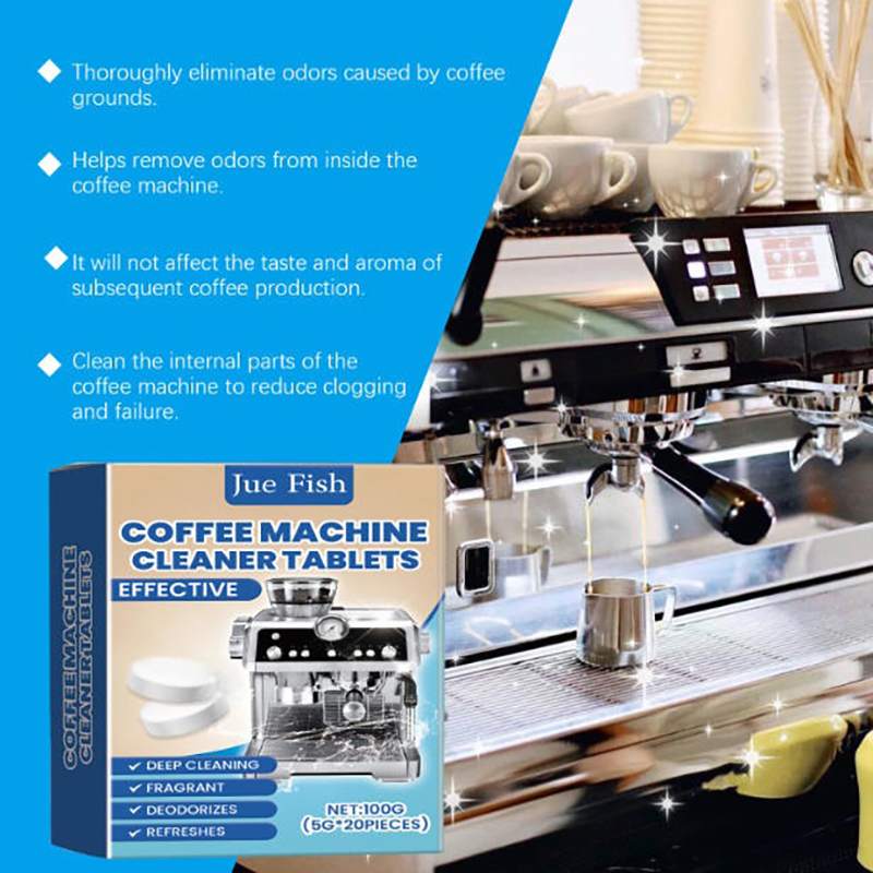 Backflush Tablet Cleaner - 20 stuks koffiemachine reinigingstabletten - ontkalken