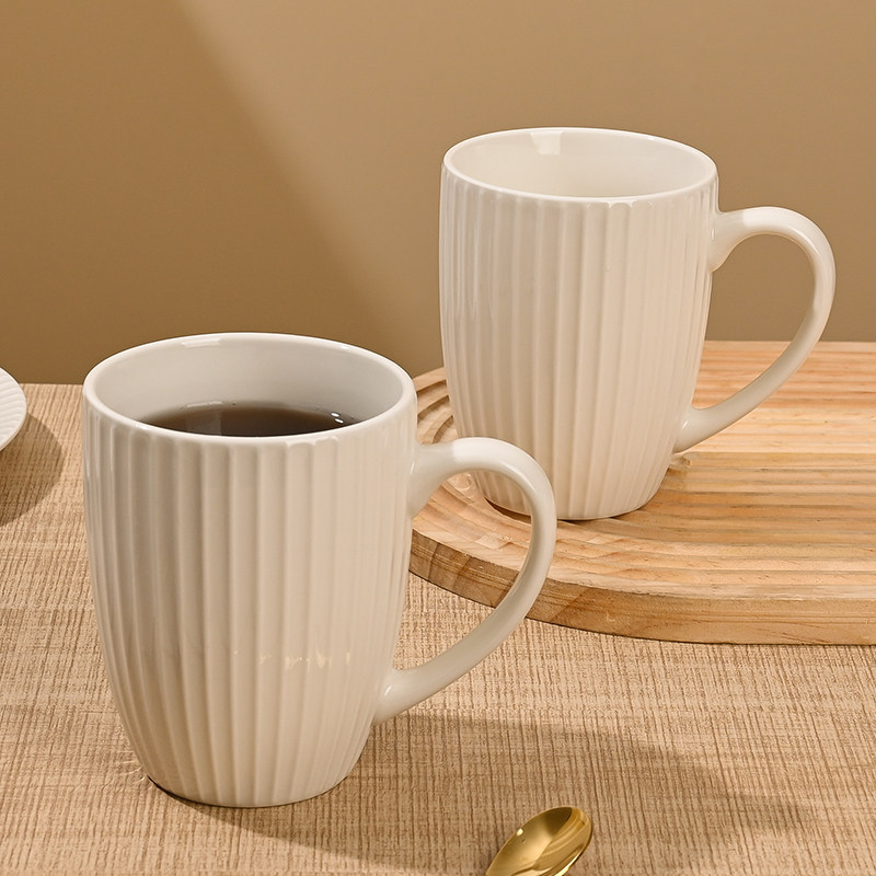 Coffee Equipment Gift - 1Pc 500ml Reliëf Keramische Melk Koffiemok
