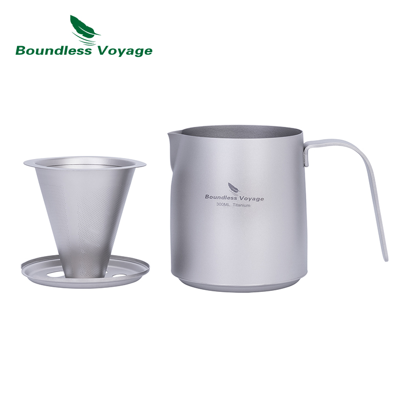 Coffee Equipment Pour Over - Boundless Voyage Titanium Giet-over koffiekopje met