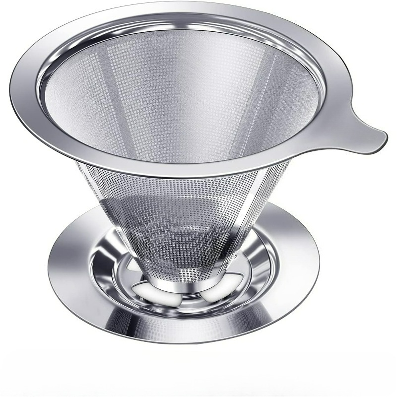 Coffee Equipment Pour Over - Giet over koffiedruppelaar 304 roestvrijstalen filter