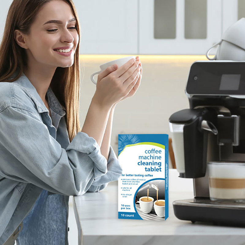 Backflush Tablet Cleaner - Reinigingstabletten voor espressomachines Ontkalking-Backflush Olieverwijderaar Oplossing