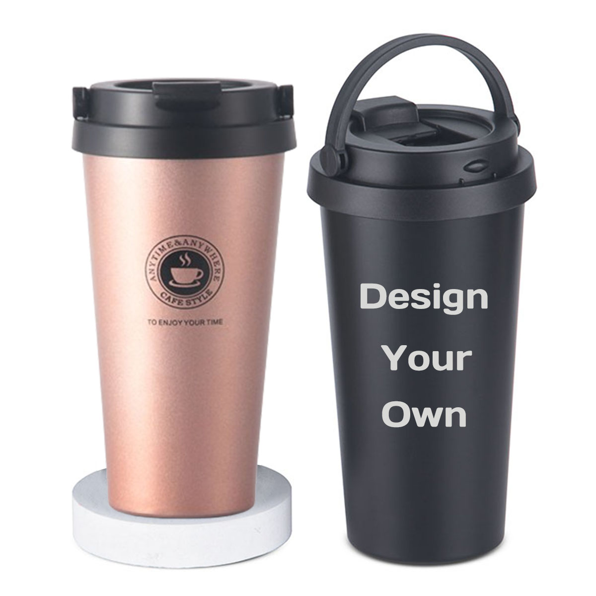 Coffee Equipment Gift - Geïsoleerde reisbeker 16 oz roestvrijstalen tumbler,