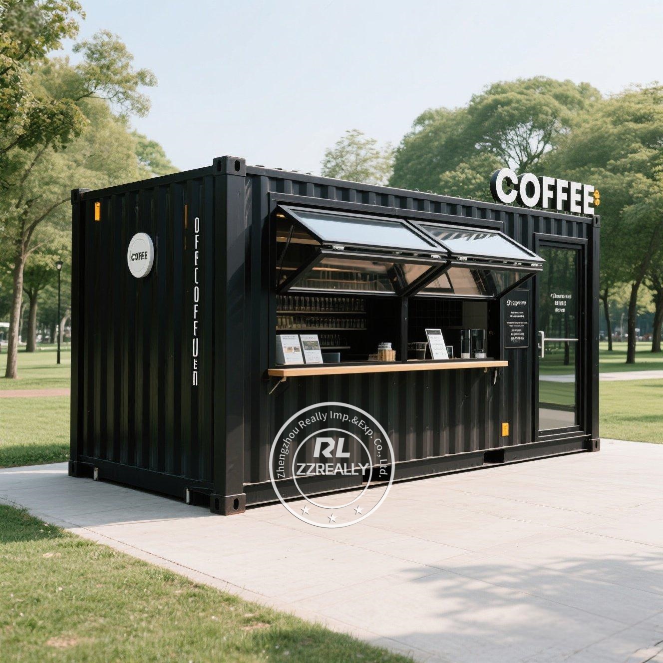 Coffee Equipment Stores - Container koffieshop met volledig uitgeruste keuken