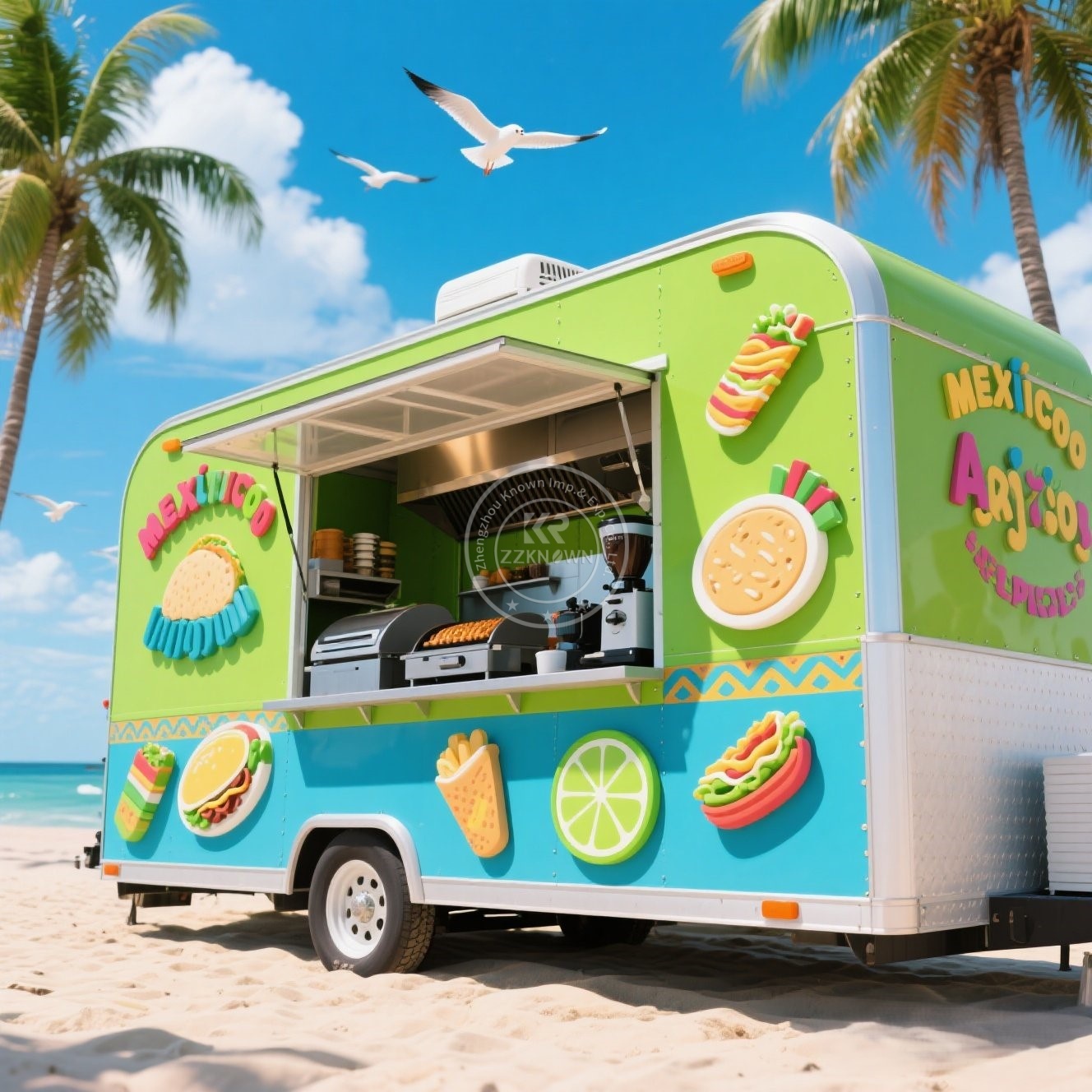 Coffee Equipment Price - Beste prijs mobiele koffie-foodtruck Burger Vans
