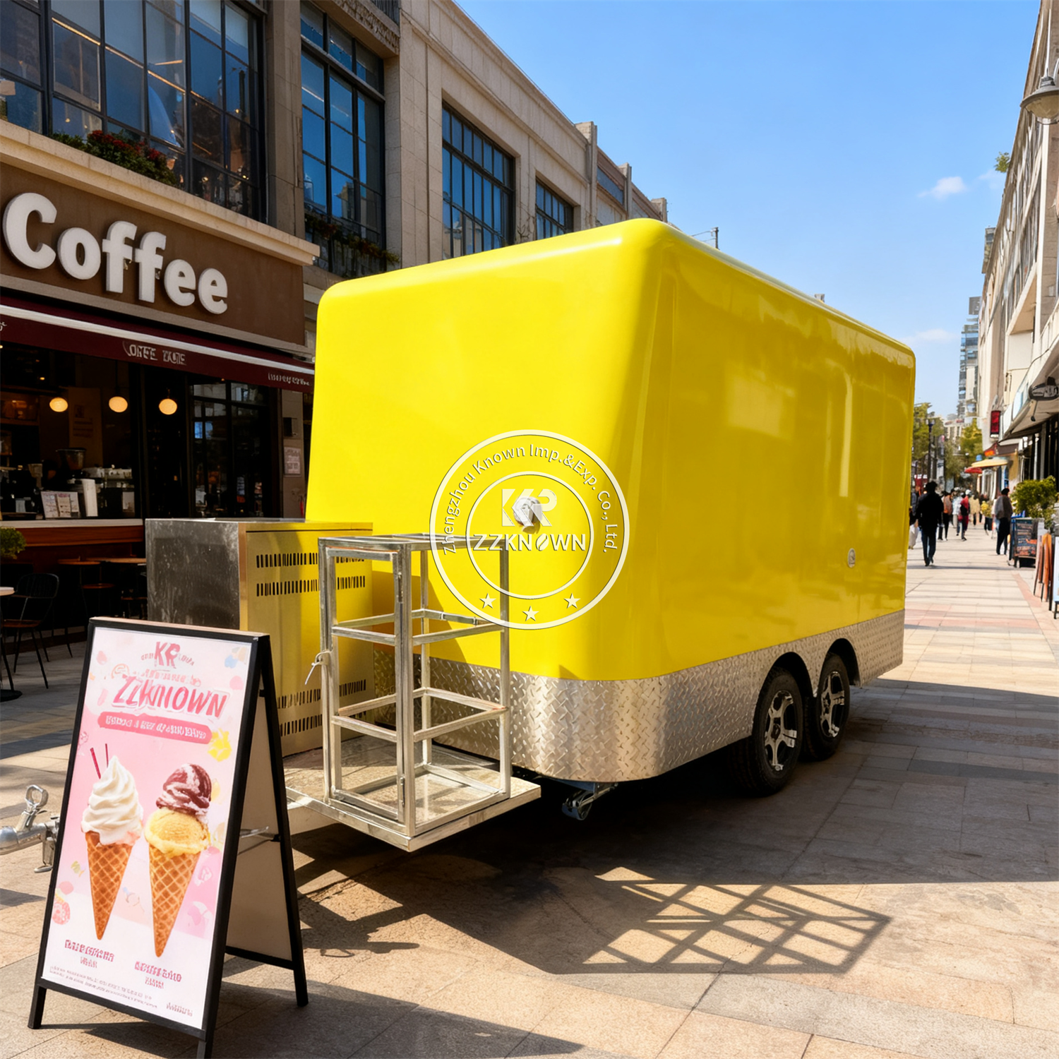 Coffee Equipment In China - Concessie Food Trailer Mobiele ijskoffiewagen Volledig