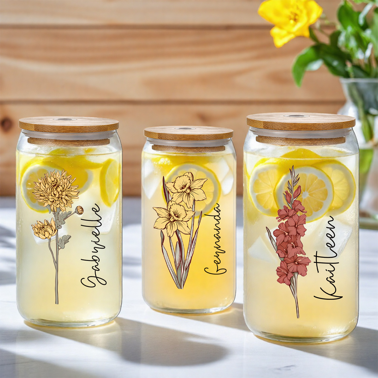 Gepersonaliseerde bloemen retr - Coffee Equipment Gift recensie en prijs
