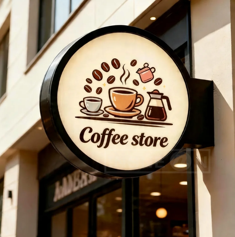 Dubbelzijdig buitenreclamebord - Coffee Equipment And Supplies recensie en prijs