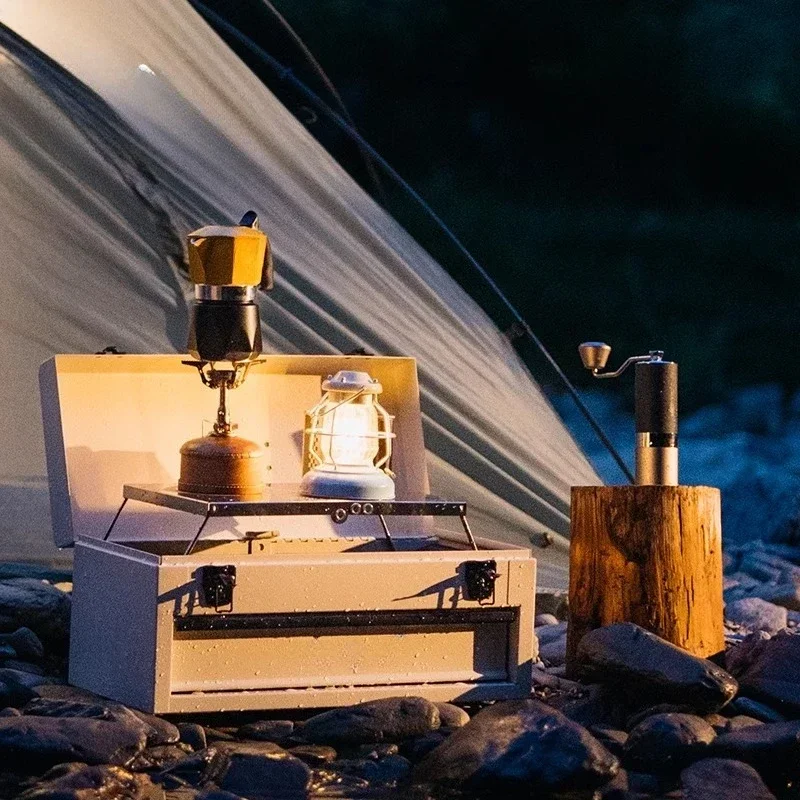 Camping Koffiebox Mokkapot Bui - Coffee Equipment Gift Set recensie en prijs