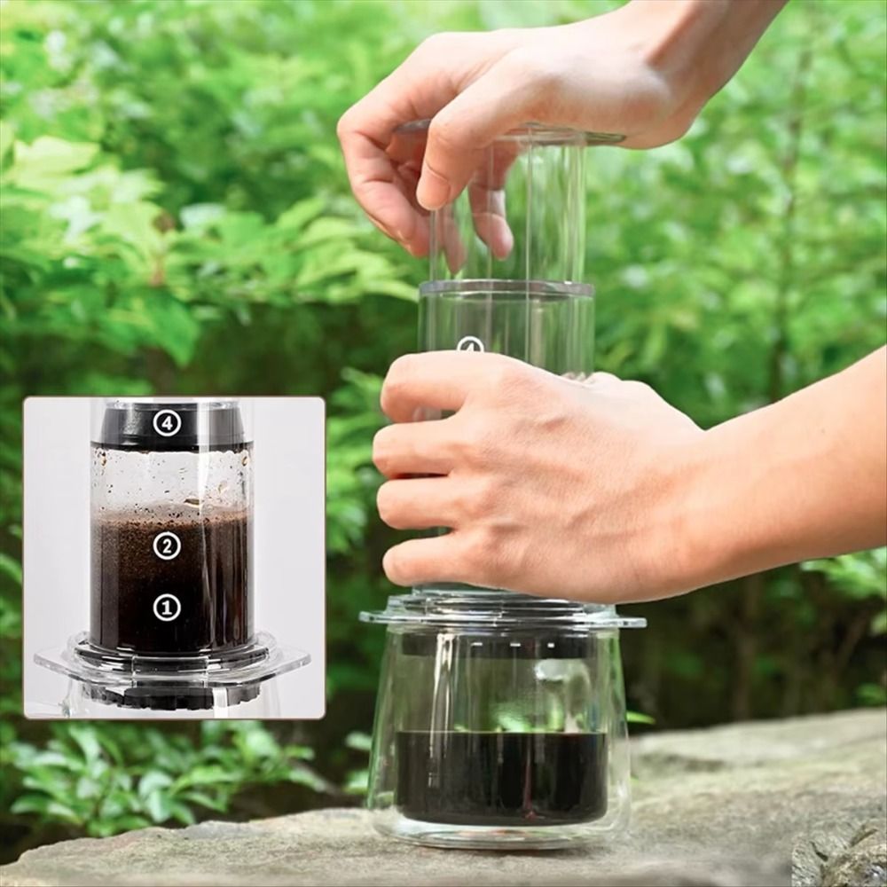 Draagbare koffiekan Franse sti - Coffee Extraction Equipment recensie en prijs