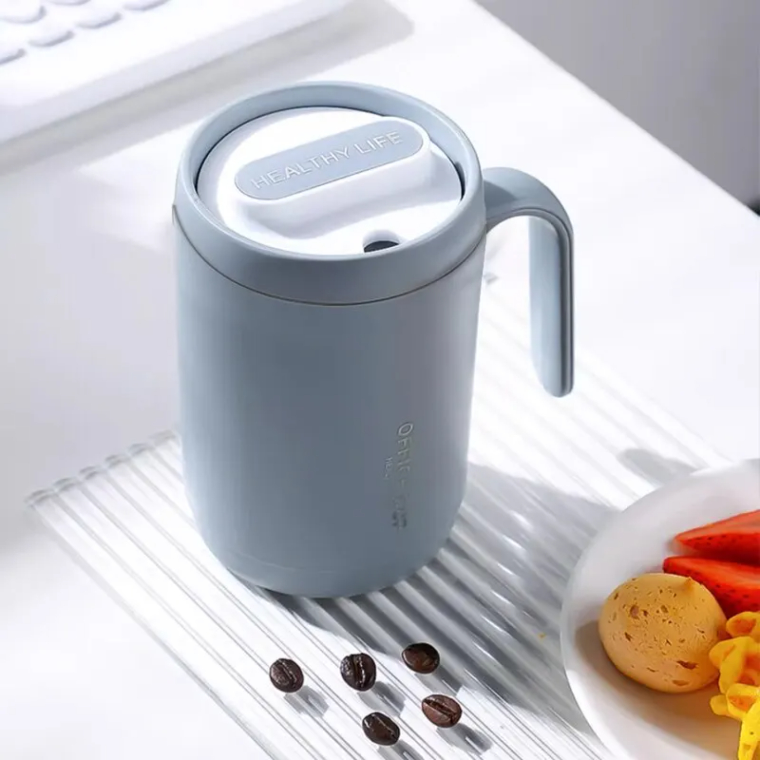 1pc Grijs Creatief PP Liner Dr - Coffee Equipment In China recensie en prijs