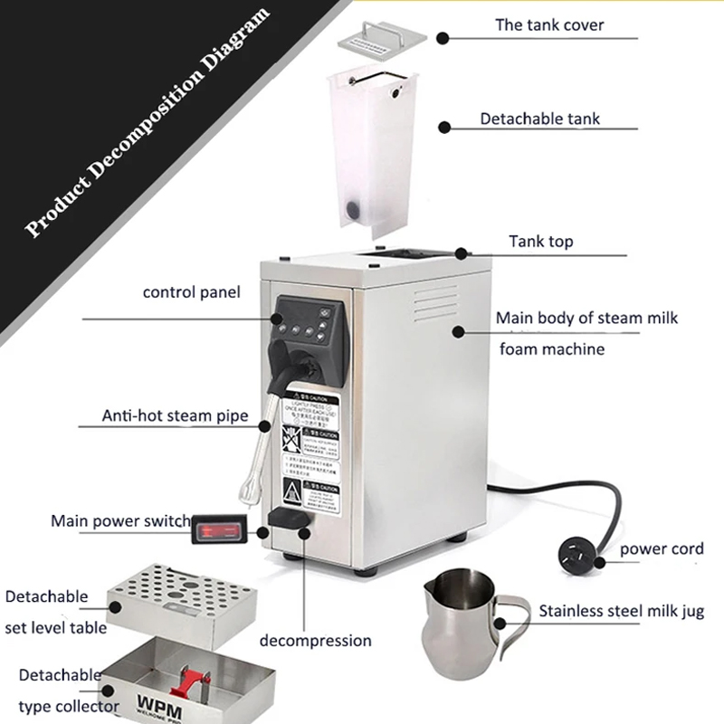 Kokend water Machine Melk Bubb - Coffee Shop Equipment recensie en prijs
