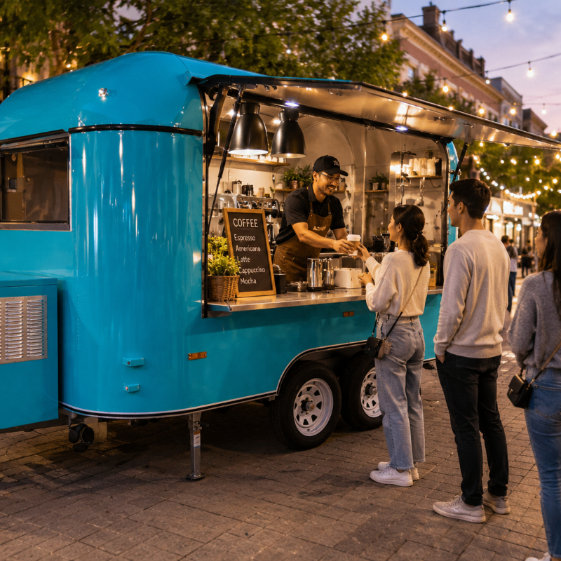 Op maat gemaakte foodtruck, mo - Coffee Equipment Usa recensie en prijs
