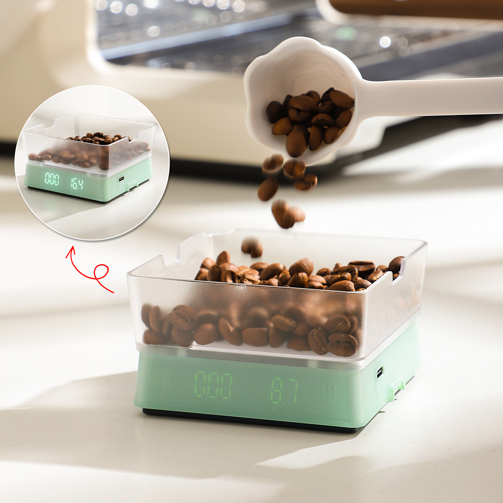 Bincoo elektronische koffiewee - Coffee Equipment Usa recensie en prijs