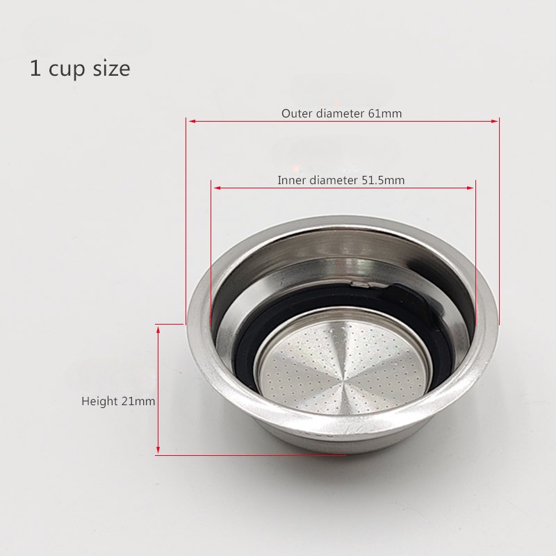 51 mm poreus filter onder druk - Coffee Extraction Equipment recensie en prijs