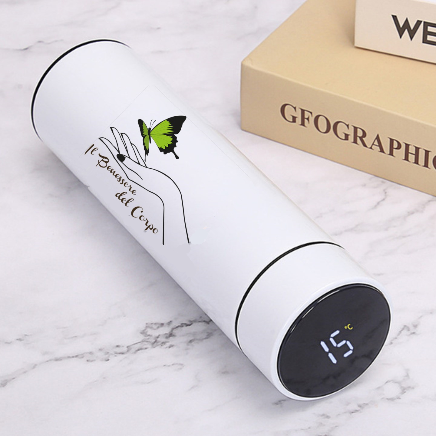 Slimme thermosfles met vacuüm  - Coffee Equipment Gift recensie en prijs