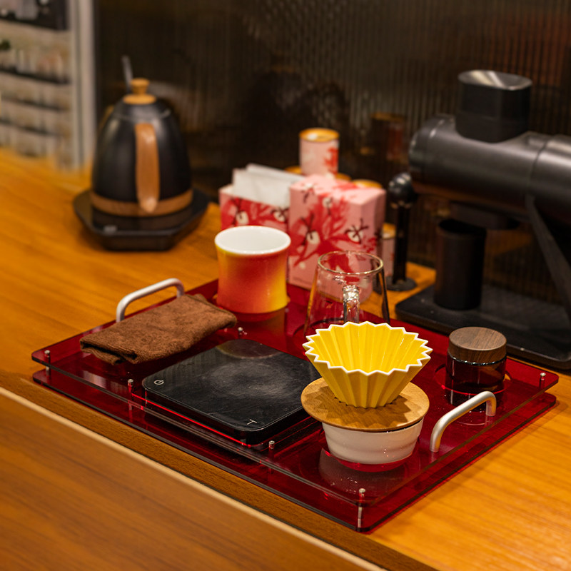 Acryl koffieplateau, gebruikt  - Coffee Equipment And Supplies recensie en prijs