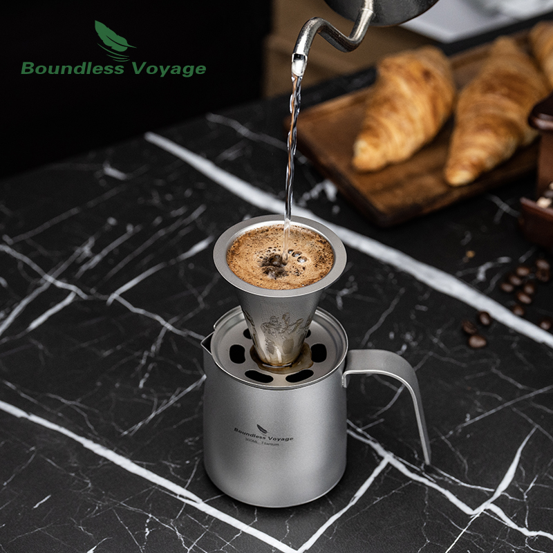 Boundless Voyage Titanium Giet - Coffee Equipment Pour Over recensie en prijs