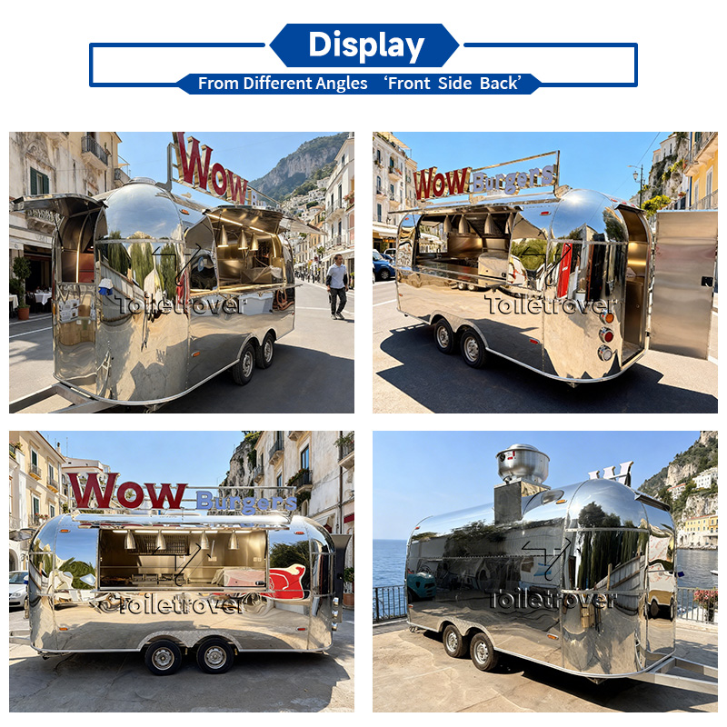 RVS foodtrailer, foodconcessie - Coffee Equipment In China recensie en prijs
