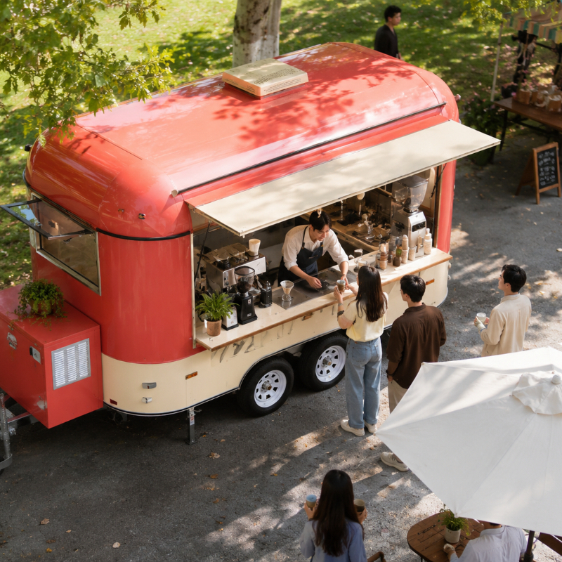 Op maat gemaakte foodtruck met - Coffee Equipment Usa recensie en prijs