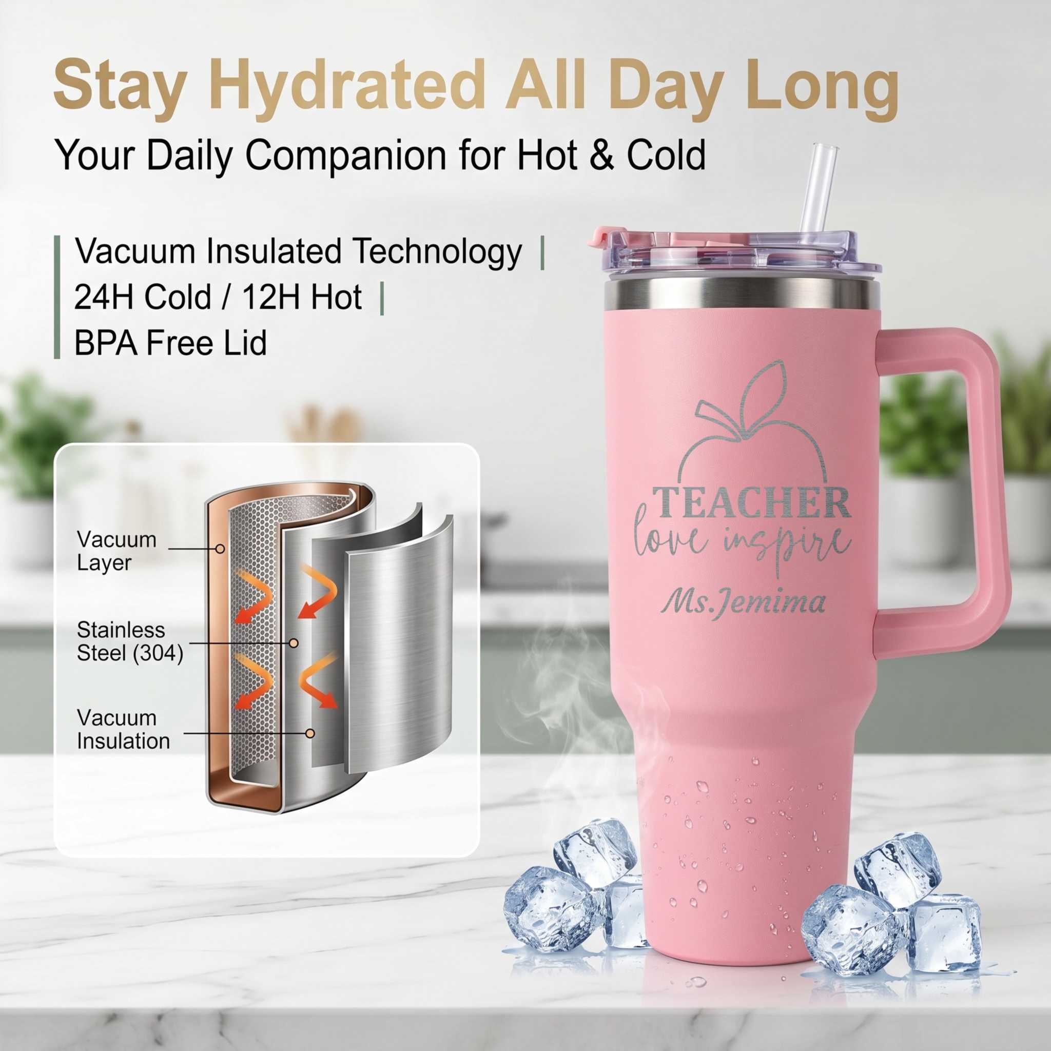 1L gepersonaliseerde tekstfles - Coffee Equipment Gift recensie en prijs