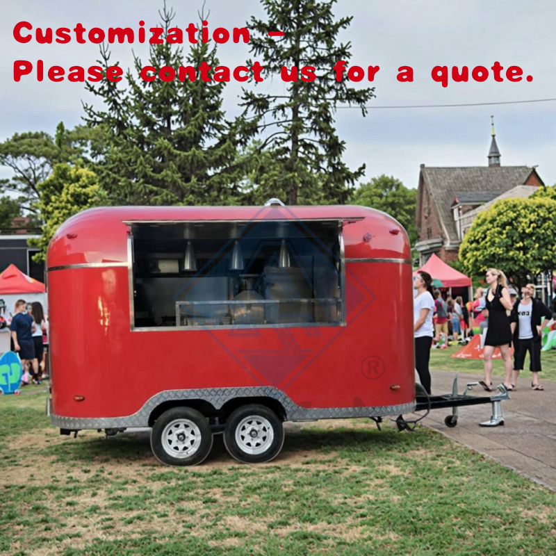 custom.Grote voedselaanhangwag - Coffee Shop Equipment recensie en prijs