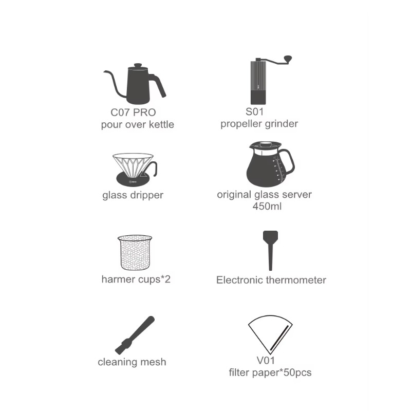 Luxe Coffee Shop Brouwen Koffi - Coffee Equipment Gift Set recensie en prijs