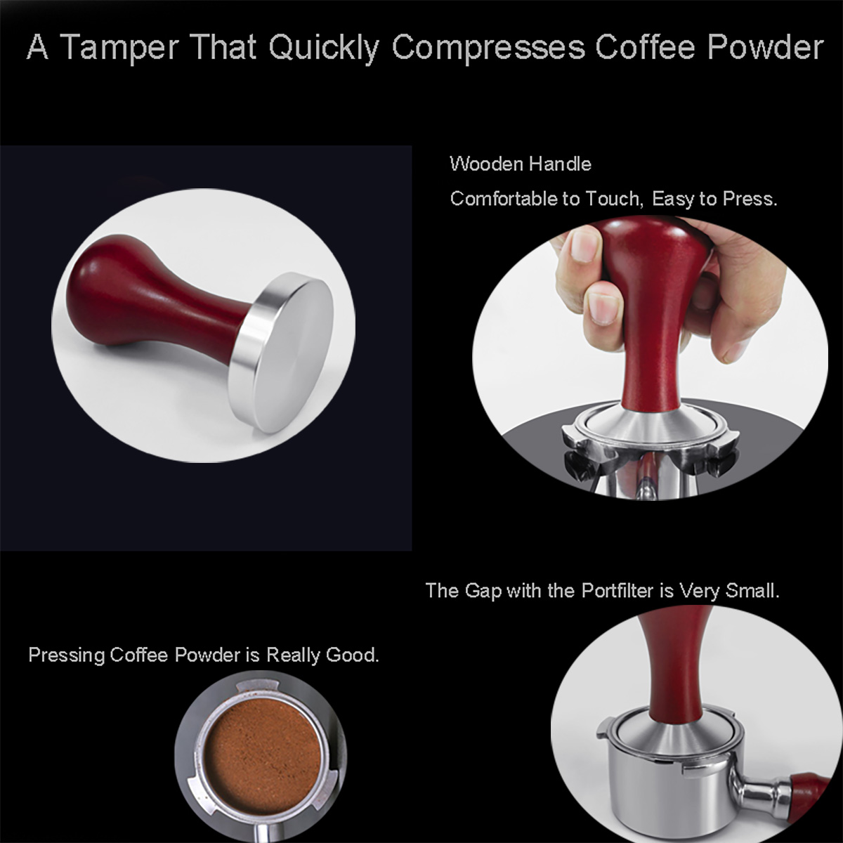 51mm 53mm 58mm Espresso Tamper - Coffee Shop Equipment recensie en prijs