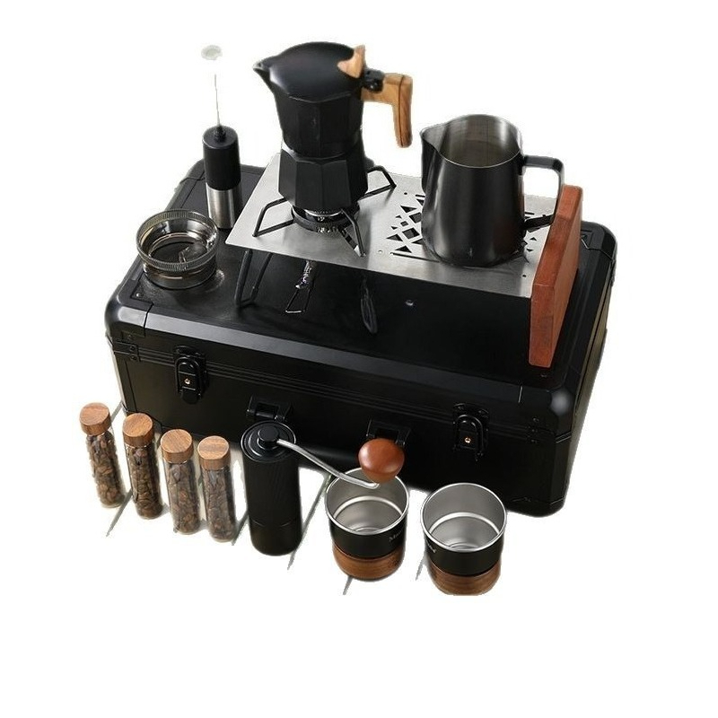 Set cadeaudoos met handgezetel - Coffee Equipment Gift Set recensie en prijs