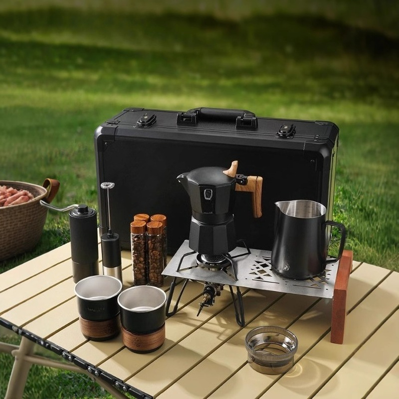 Set cadeaudoos met handgezetel - Coffee Equipment Gift Set recensie en prijs
