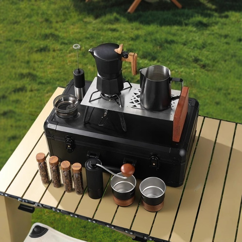 Set cadeaudoos met handgezetel - Coffee Equipment Gift Set recensie en prijs