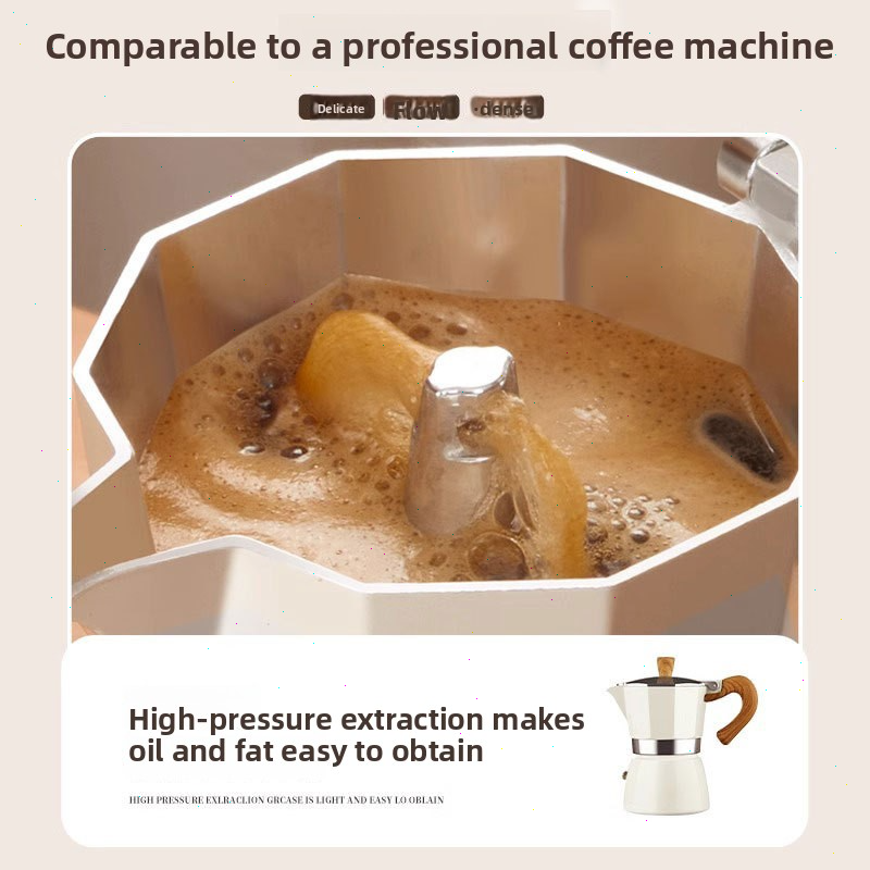 Moka-pot met ronde bodem, enke - Coffee Equipment Usa recensie en prijs