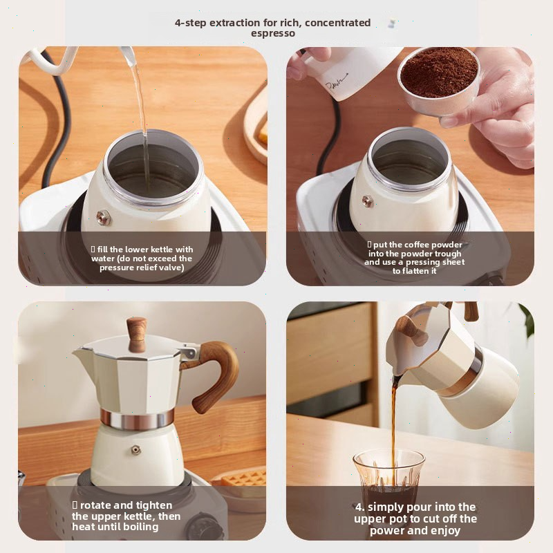 Moka-pot met ronde bodem, enke - Coffee Equipment Usa recensie en prijs